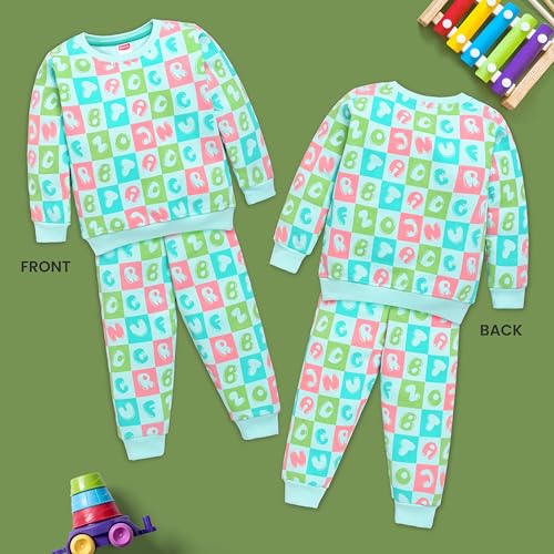 Image of LuvLap Baby Boys Full Sleeve Sweatshirt & Pyjama Set Pack of 1