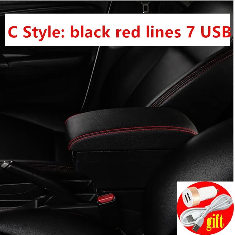 LUVCARPB Armlehnen-Aufbewahrungsbox Für BMW Mini Cooper (R50–F60): PU-Leder & ABS, Einfach Montierbar