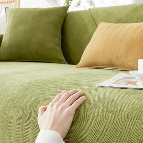 Housse de canapé en chenille antidérapante contre les griffures de chat - 6
