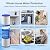 Purevua 6-Pack 20 Micron Pleated Water Filter Cartridge, 10" x 2.5" Washable & Reusable PET Sediment Filter for Well Water & Whole House Pre-Filter, Compatible with WFPFC3002, WHKF-WHPL, AO-WH-PRE-RP2