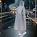CNAFGBGG 1PC Lightweight Rain Jacket, Reusable Waterproof Rain Jacket with Hood for Adults Women Men, PE Coats for Family Fishing Camping Hiking...