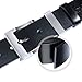 Men's Belt Reversible Business Casual Belt for Men with Pin Buckle (Black & Brown)