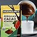 Wilderness Poets, Organic Cacao Powder. Unsweetened, 100% Peruvian Heirloom Cacao (Criollo Variety) - 6oz - 170g