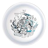 Yikun Disc Golf Ultra-Overstable Distance Driver|Elite Wind Resistance & Torque Control|Powerful Hyzer Fade for Forehand/Backhand|Skip-Enhanced Approach Shots|PDGA Approved 170-175g Crystal Line