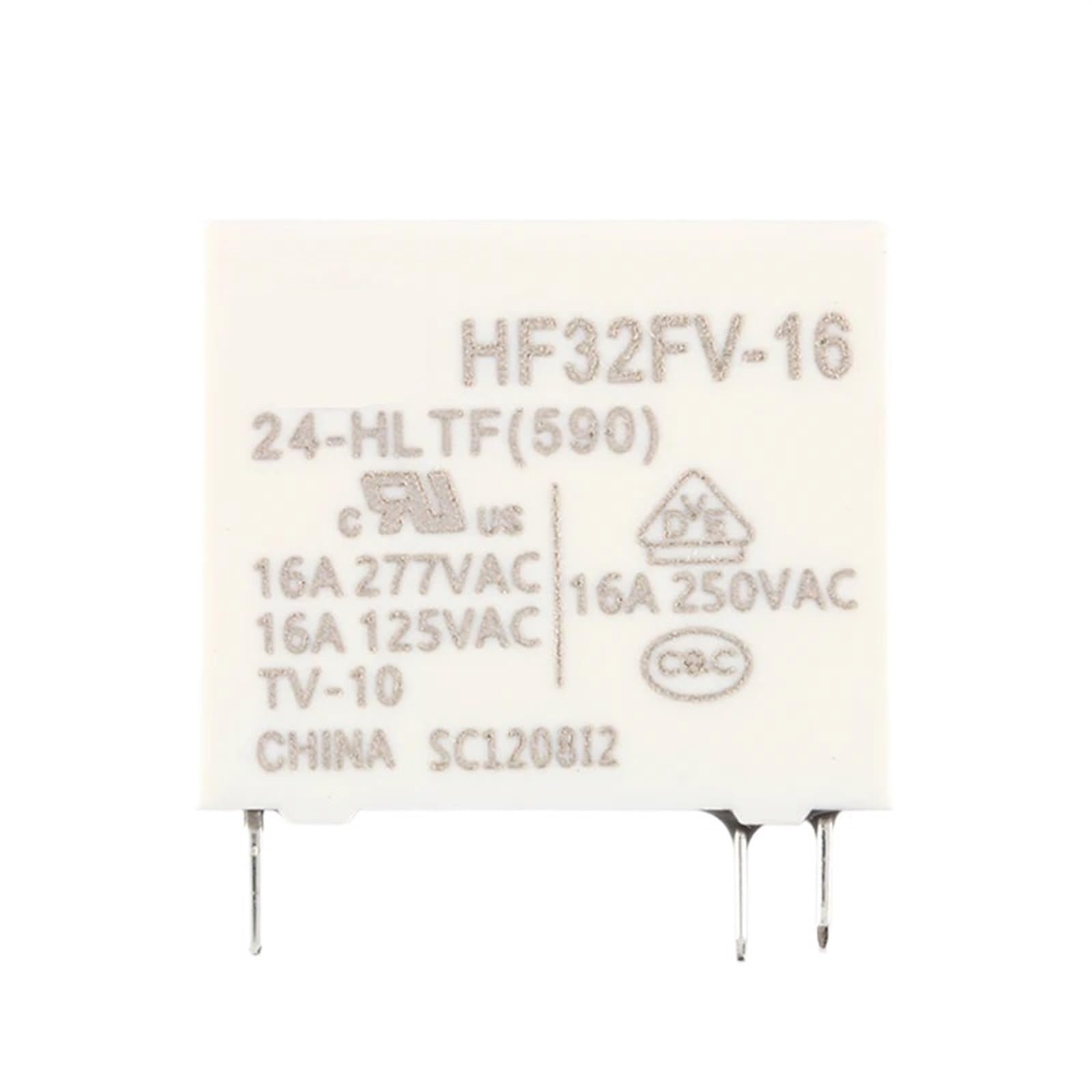 Relais HF32FV 12V 16A à haute capacité de commutation 250VAC