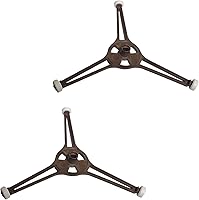 Vista 1 de 2 soportes para tocadiscos de microondas para horno de microondas de 9.6 pulgadas, placa giratoria plana de vidrio, soporte de bandeja de placa