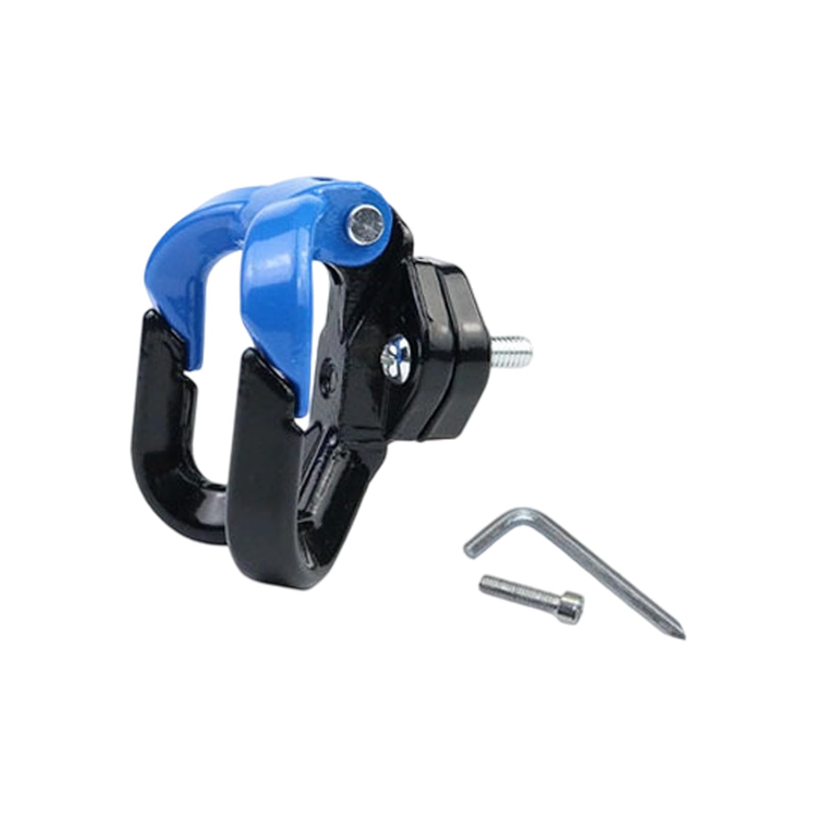 Hsioluted Front-Mount Motorcycle Cargo Hook Heavy Duty ABS/Aluminum Alloy Hanger for Ebikes & Scooters, Quick Installation Electric Bike Front Hook Bike Cargo Mount