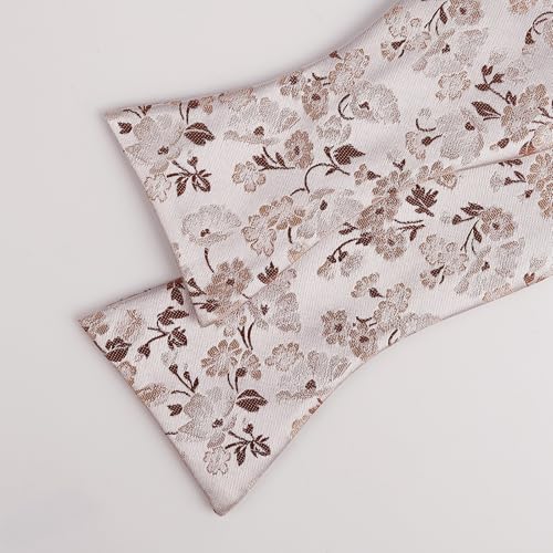 Image of Alizeal Mens 2pcs Floral Bow Tie Set