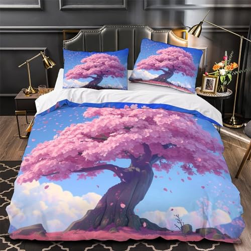 Parure de lit style japonais en microfibre pour chambre zen
