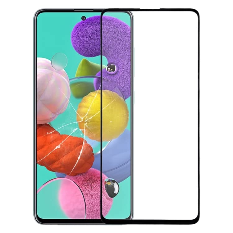SHIHUIYSH PARTS Cellphone Replacement for Galaxy A51 Front Screen Outer Glass Lens with OCA Optically Clear Adhesive