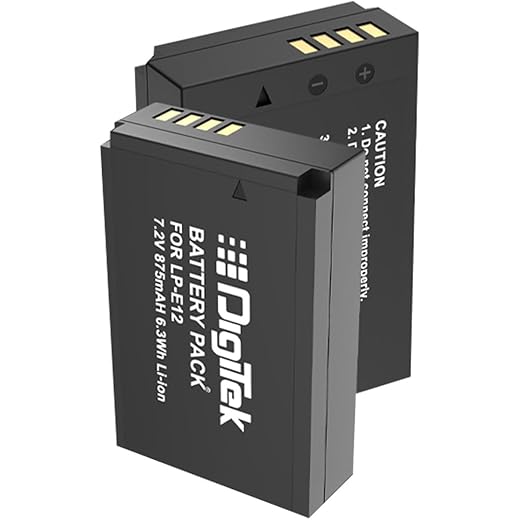DIGITEK Lithium-ion Battery Pack for DSLR Camera