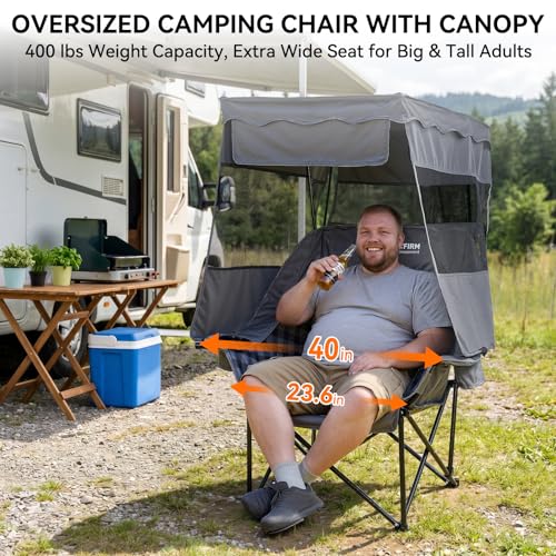 Silla de Camping Oversized Huskfirm con Sombrilla miniatura 3