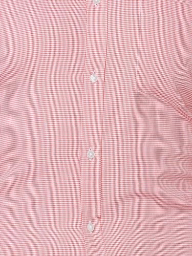 Image of Park Avenue Slim Fit Pure Cotton Checks Pattern Semi Cutaway Collar Formal Shirt
