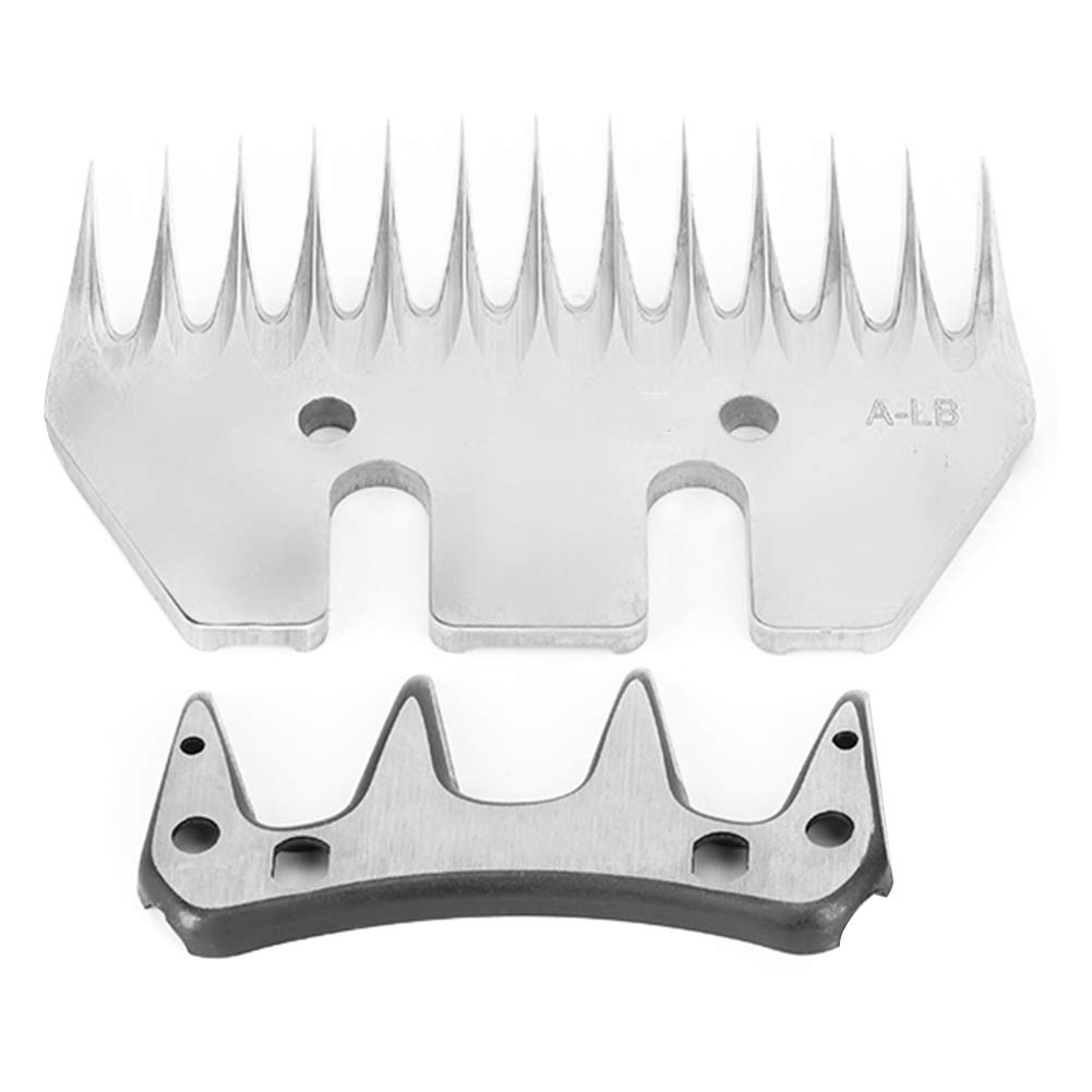 Lame de Tondeuse à Mouton en Acier Inoxydable, Cisaillement pour Chèvre 13 Dents