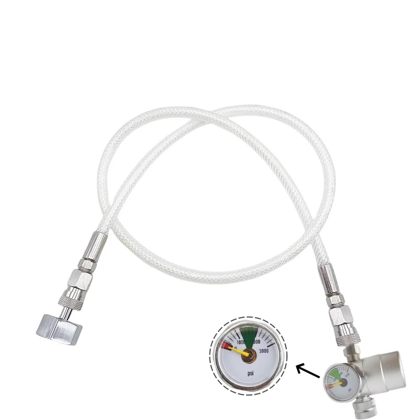 Sahnespender-Adapter mit M11 x 1 Gewinde, passend for NO2-Tank und Schlagsahne-Ladeflaschendosen, 580 g, Sahneglas mit M22-Gewinde(Only regulator)