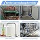HIGA-JKL 4 Stück PE Kunststoff Gerade Stecker 25 mm x 25mm Verschraubung PP-Fitting Verschraubung für PE Rohr 25mm PE Rohr Verschraubung Kunststoff PP Kupplung Blau
