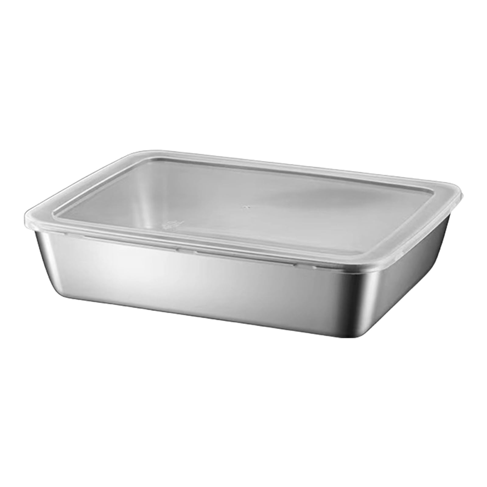 Jazuaiao Stainless Steel Serving Trays for Food Grilling Prep and Serve, BBQ Platter, Grilling Tray for Cooked and Raws Meat Stainless Steel Serving for Food
