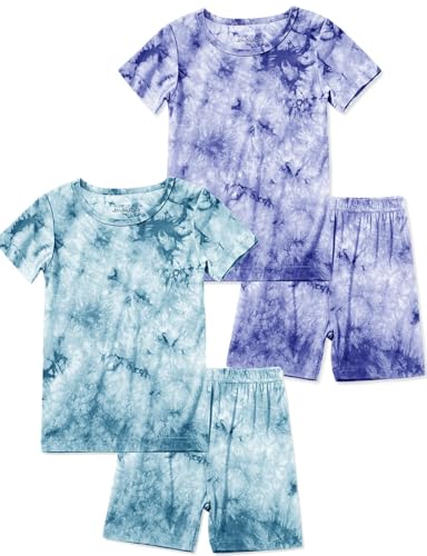 Image of Jimonda Boys Girls Bamboo Rayon Pajamas Set Kids Sleepwear