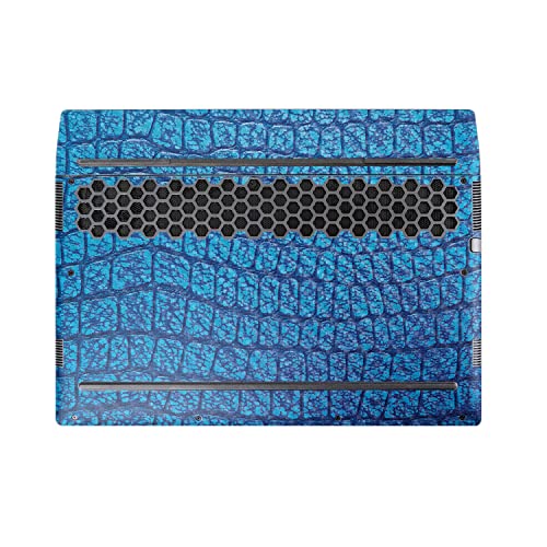 Image of MightySkins Carbon Fiber Skin Compatible With Alienware M17 R5 (2022) Full Wrap Kit - Vibrant Gator | Protective, Durable Textured Carbon Fiber Finish | Easy To Apply & Change Styles | Made in the USA