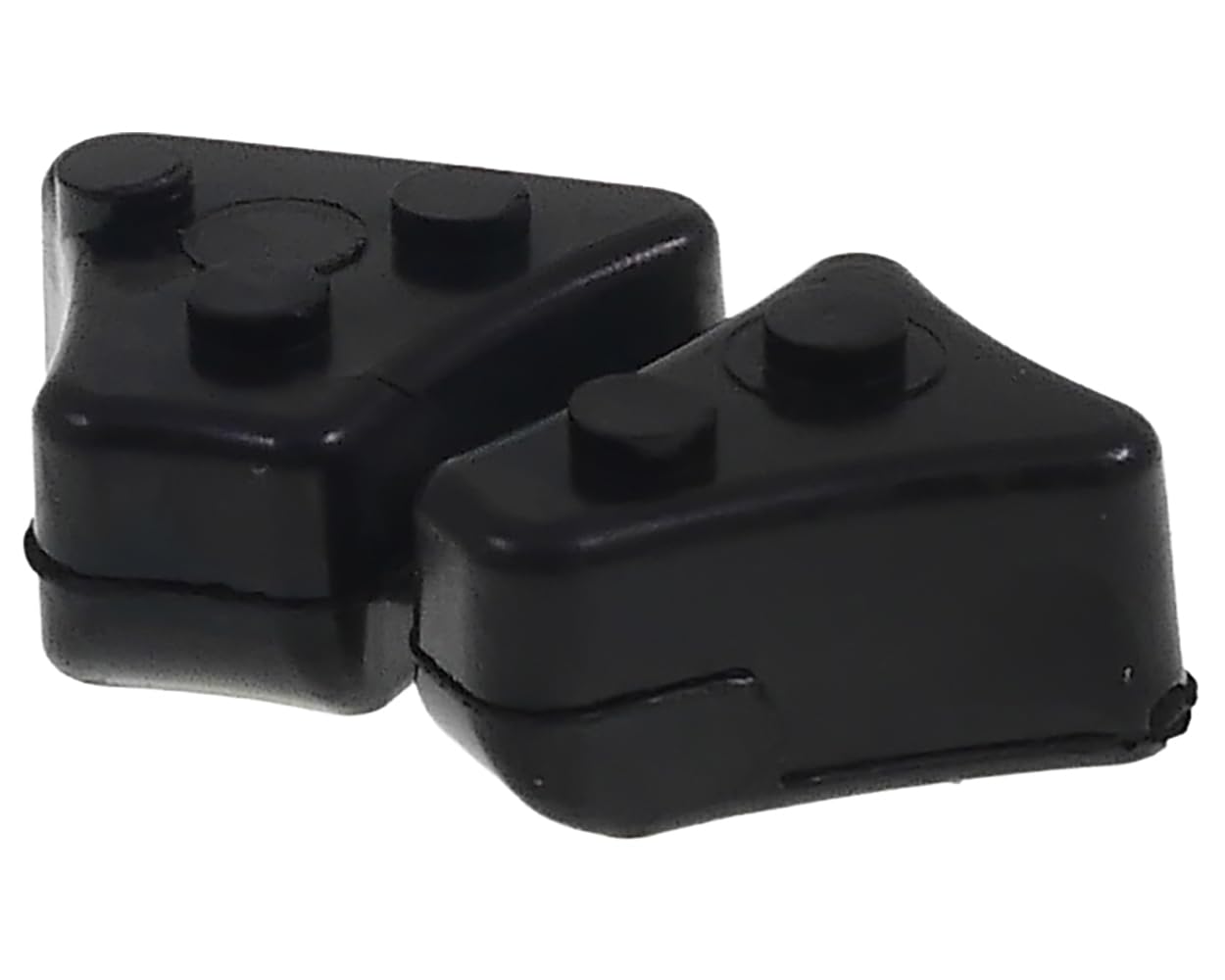 Set di ammortizzatori posteriori per Yamaha MT-03 XT 600 660 XTZ XV 125 250 XVS 250 – 4 pezzi – gomma nera – migliora il comfort di avviamento e cambio marcia – sostituzione per ammortizzatori usurati