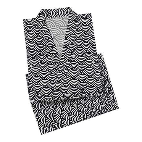 Pyjama Kimono IBLUELOVER Noir Cover