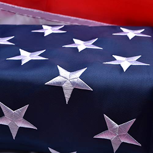 American Flag 3x5 Outdoor, Heavyweight Oxford Nylon US Flags 3x5 Outdoor Made in