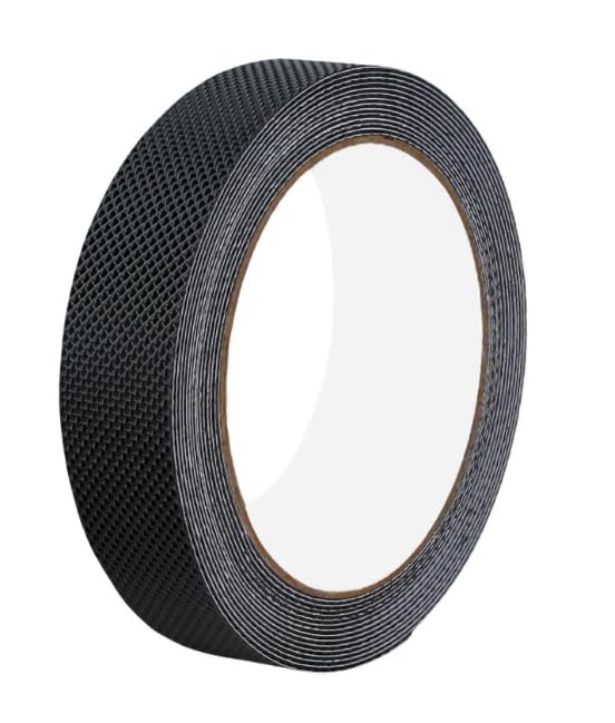 1" x 16.5ft Rubber Grip Tape 1-Pack Anti-Slip Safety Tape with High Density Rubber Material for Tools,Bike Handlebars, Sports Equipment and Handrails .Make Contact Surfaces Safer to Use