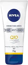 NIVEA Creme para Mãos Q10 Plus Reparação 75g - Creme de mãos que previne sinais de envelhecimento, reduz marcas e hidrata profundamente, deixa a pele macia e uniforme