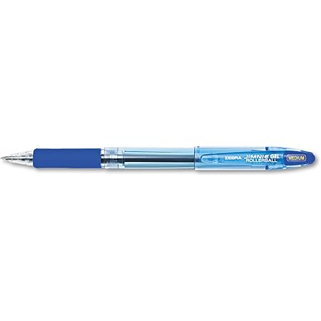 Zebra Jimnie Gel Pen Zebra 44120 Jimnie Roller Ball Stick - Bolígrafo De Gel, Tinta Azul, Mediano, Do Boligrafo Zebra Blen