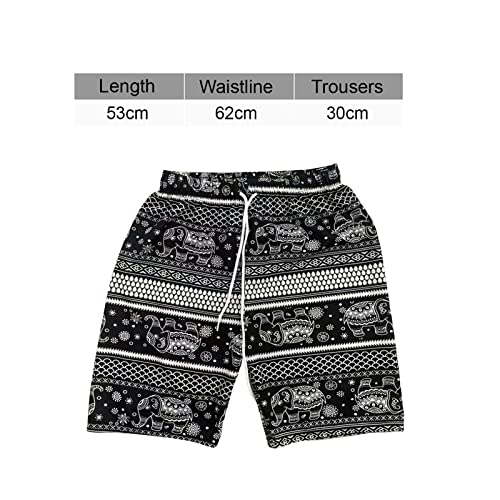 Beach Shorts with Elephant Design for Adults2