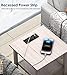 Recessed Power Strip USB C PD 30W Fast Charging,Flush Mount Desk Recessed Outlet,Space-Saver for Furniture Side Table,2 USB Ports,2 AC Outlets,6ft Cord,Ultra Thin Flat Plug