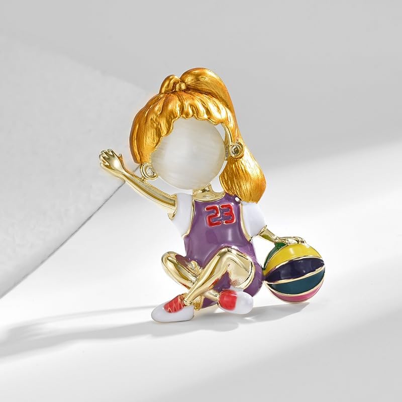 Image of Brooches And Pins For Women Fashion Elegant Flower Broches Lady Costume Jewelry Brooch Pins (Little Girl)