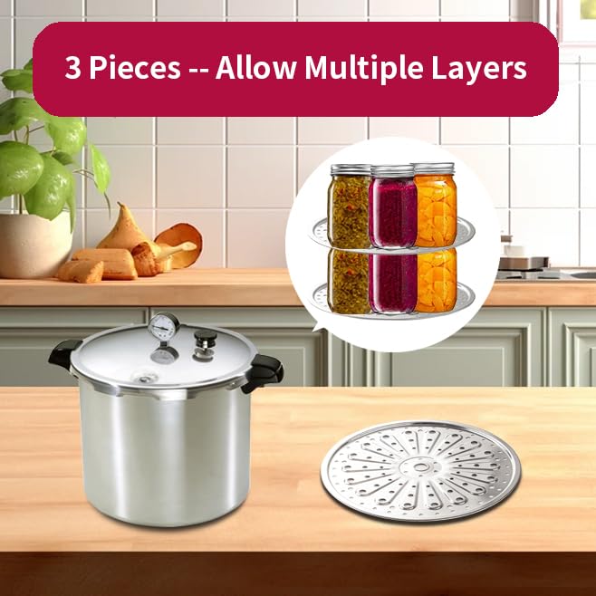 Canning Rack For Water Bath Canner 3-Pack Stainless Steel Canning