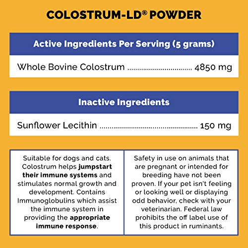 Veterinarian-Approved-Super-Pet-Nutrition-for-Dogs-and-Cats-Liposomal-Bovine-Colostrum-Rich-in-Immunoglobulins-25-Support-for-Immune-and-Digestive-Systems-Allergies-176-Ounces Veterinarian Approved Super Pet Nutrition for Dogs and Cats Liposomal Bovine Colostrum Rich in Immunoglobulins 25 Support for Immune and Digestive Systems Allergies 176 Ounces
