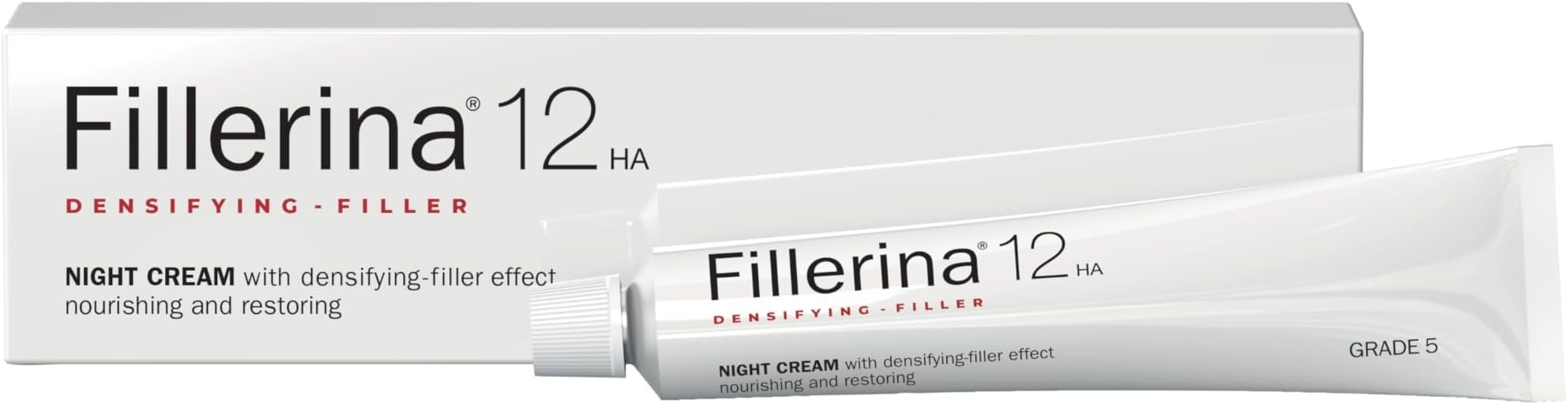 Night Cream - Grade 5 with 12 Hyaluronic Acids, Collagen & Elastin - Anti-Aging Moisturizer for Wrinkles, Fine Lines & Volume Loss - Hydrating, Firming, & Smoothing Face & Neck Cream - 50ml