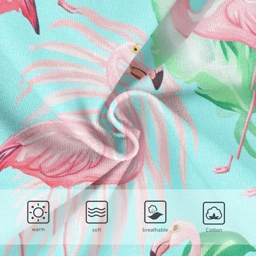 Cotton Toddlers Underwear Floral Pink Flamingos Green Leaves Blue Little Girl Panties Animals Kids Briefs Undies 2t3