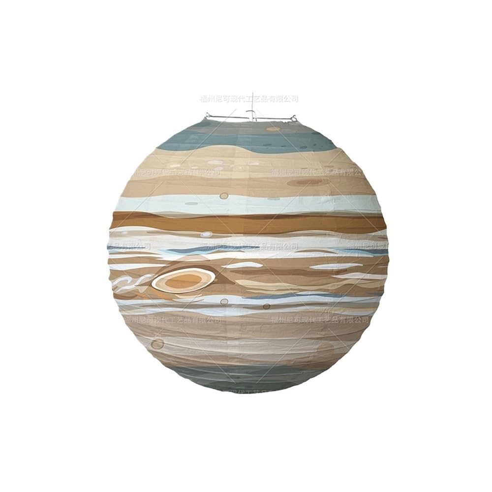 Eight Planets Foldable Starry Paper Lanterns Outer Space Planet Theme Happy Birthday Party Decor Planet Paper Lantern(Banner B)