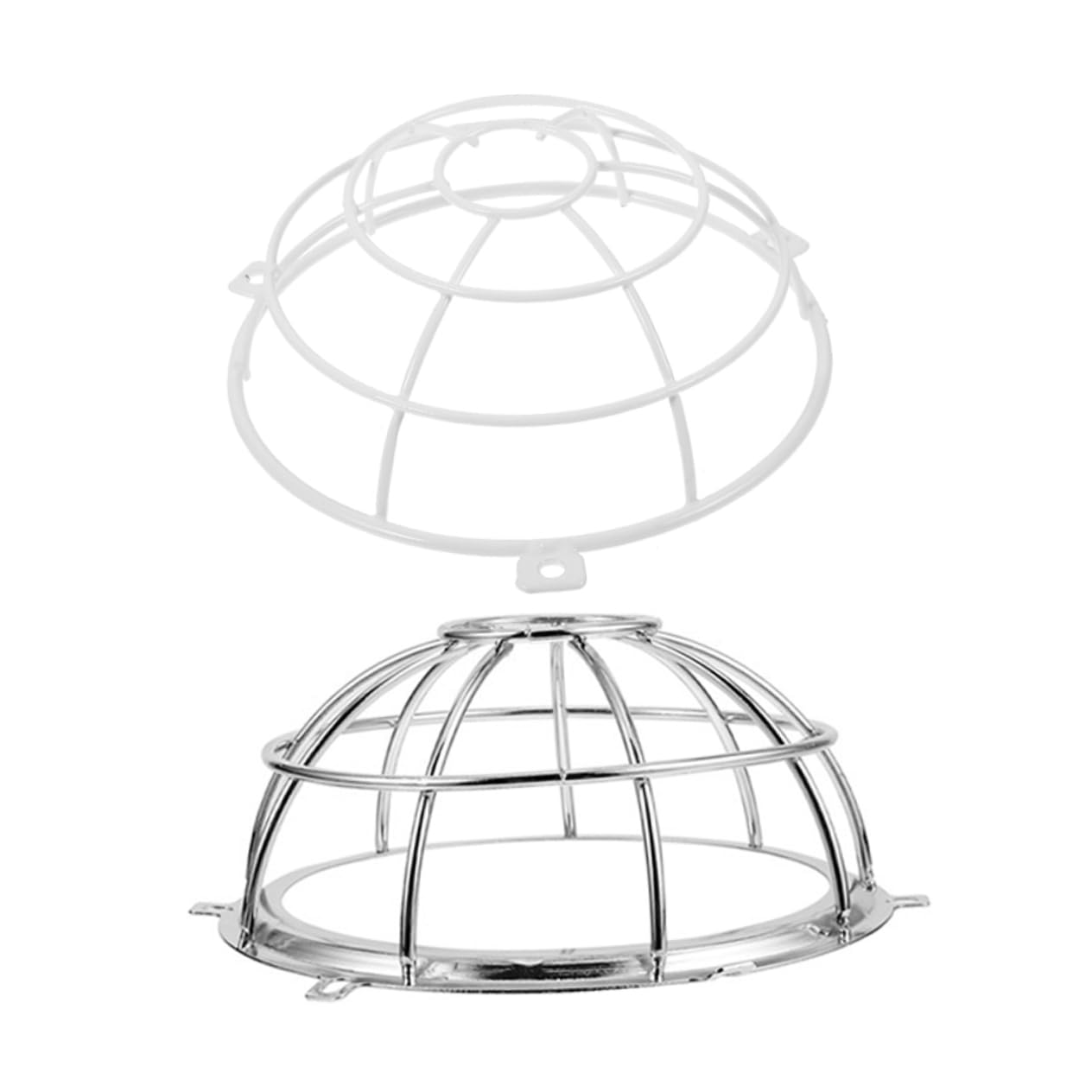 Cubierta para detector de humo SHINEOFI de acero inoxidable para hogares y edificios, 2 uds