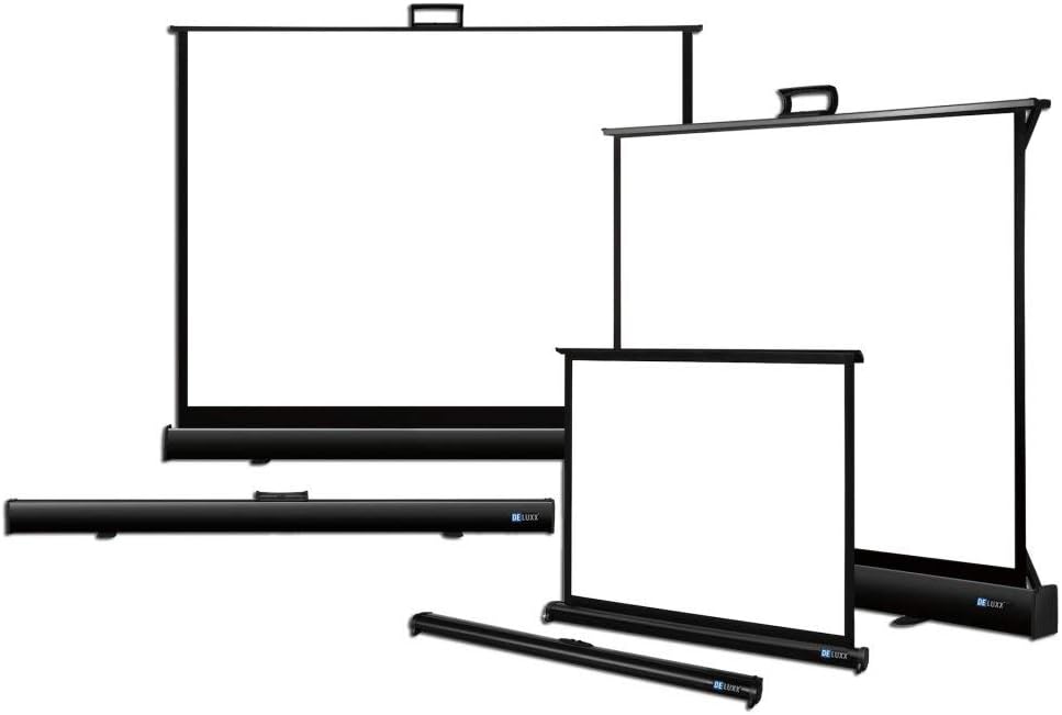 Deluxx 81 x 61 cm Advanced 4: 3 Polaro Portable Table Stand-U Screen - Matte White