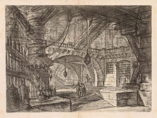 Impression d'affiches Piranesi Les Prisons toile 60x90cm