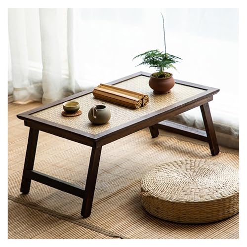 Table basse pliante japonaise en bois massif pour optimiser vos petits espaces - 6