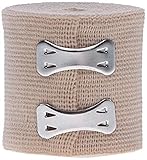 Medline MDS055002Z Sure-Wrap Elastic Bandage with Clips, Latex Free, Non Sterile, Beige, 2