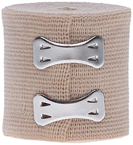 Medline MDS055002Z Sure-Wrap Elastic Bandage with Clips, Latex Free, Non Sterile, Beige, 2