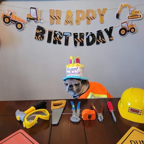 Disfraz de trabajador de construcción para niños miniatura 2