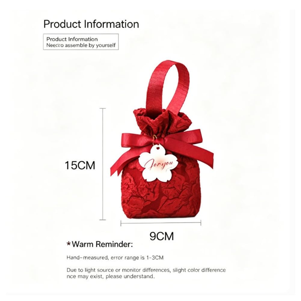 Hochzeit Geschenktüte Bonbonsbeutel Kleine Stoffbeutel mit Kordelzug und Henkel Geschenktasche mit Karten Geschenkbeutel Kordelzugbeutel für Hochzeiten Geburtstag Party Champagner 50 Stück