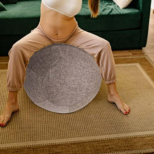 Colcolo 滑り止め耐久性のあるヨガボールカバー滑り止めボール22インインガード収納バッグ, コーヒー, 55cm 8枚目