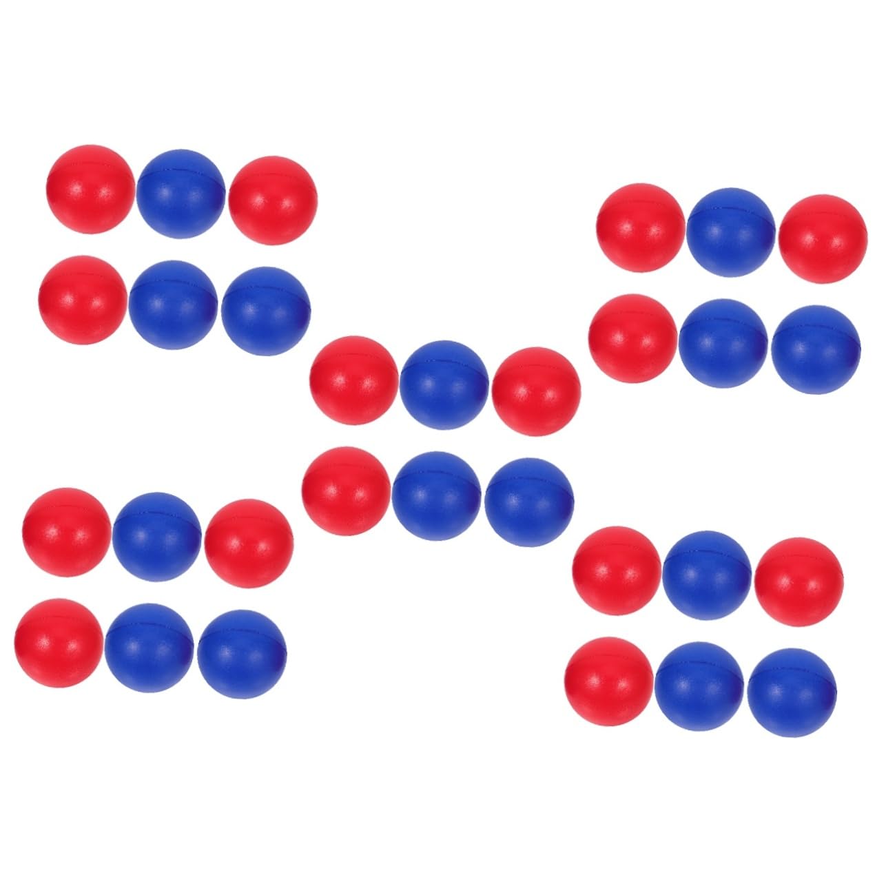 TOYANDONA 5sets Colored Beach Paddle Balls Soft Pu Material for Safe Outdoor Games for Beginners for Practice and Training Activities 6pcs*5