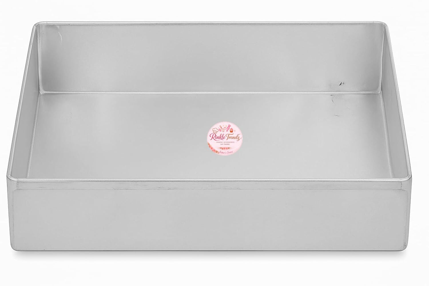 RINKLE TRENDZ Aluminium Rectangle Cake Pan Cake Mould Cake Tin Tray Sweet Tray Baking Tray - 7 X 9 X 2 Inches,Silver-image-49