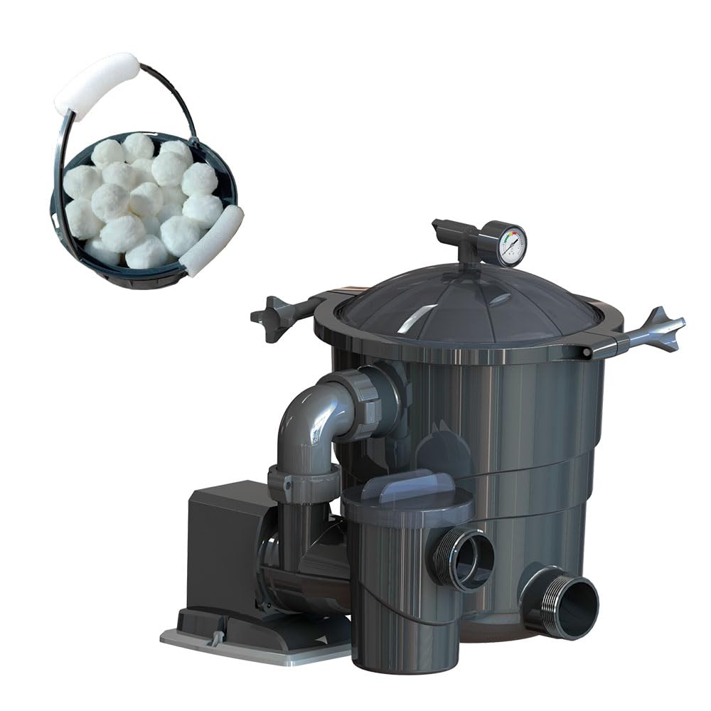 POOLEX Filter Max - Grupo de filtración de balas - de 6,8 m3/h para piscina hasta 42 m3