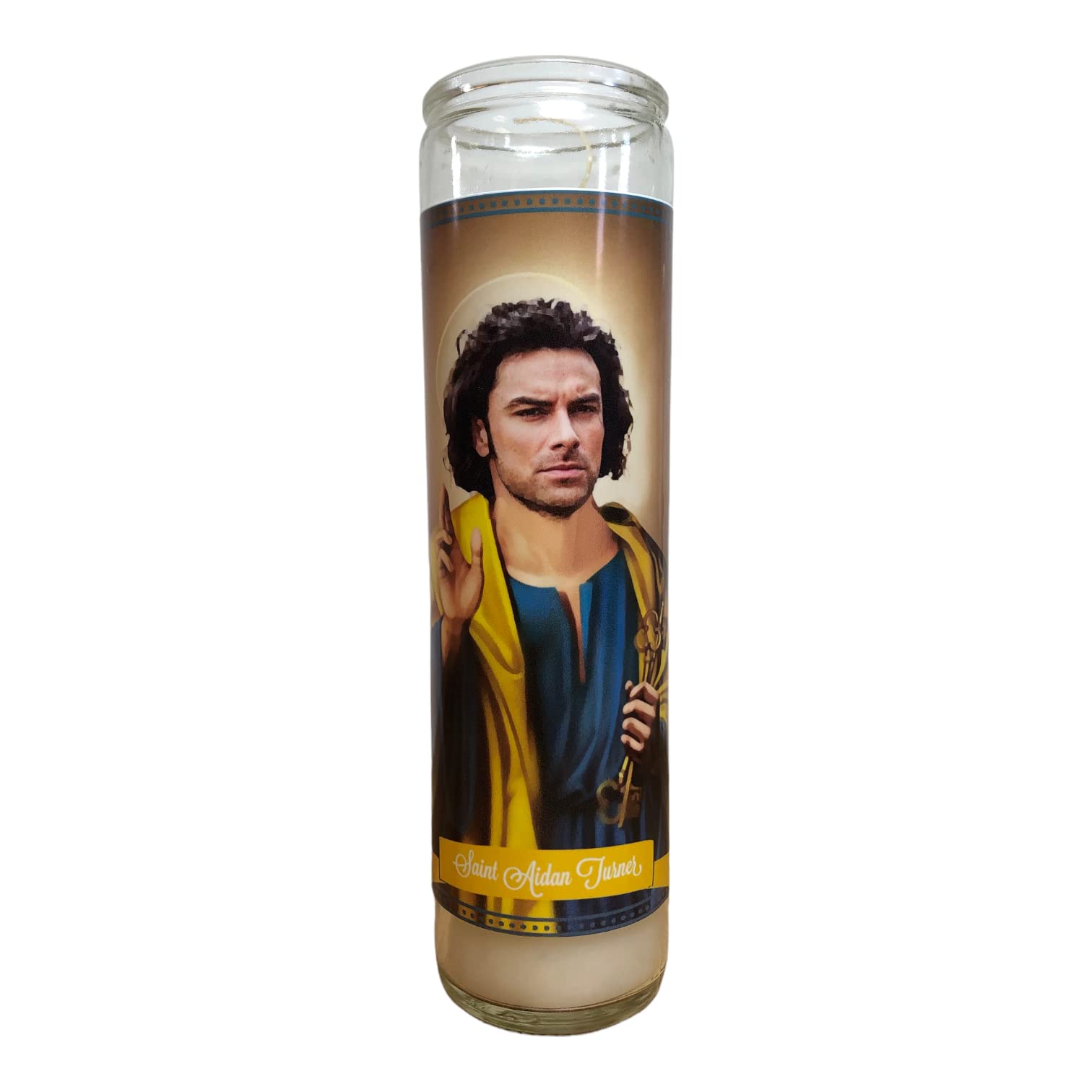 Aidan Turner Devotional Prayer Saint Candle